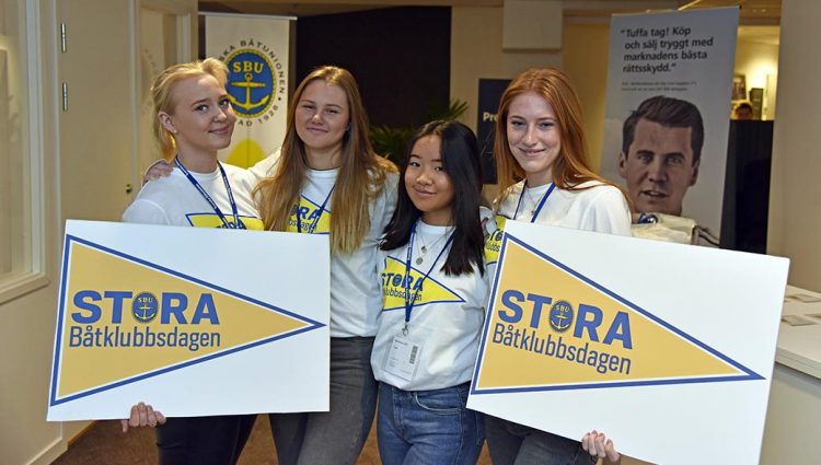 Kvinnor på Stora Båtklubbsdagen 2020