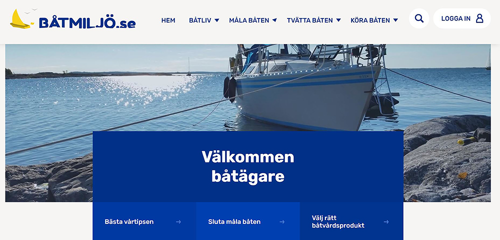 webbsidan båtmiljö.se